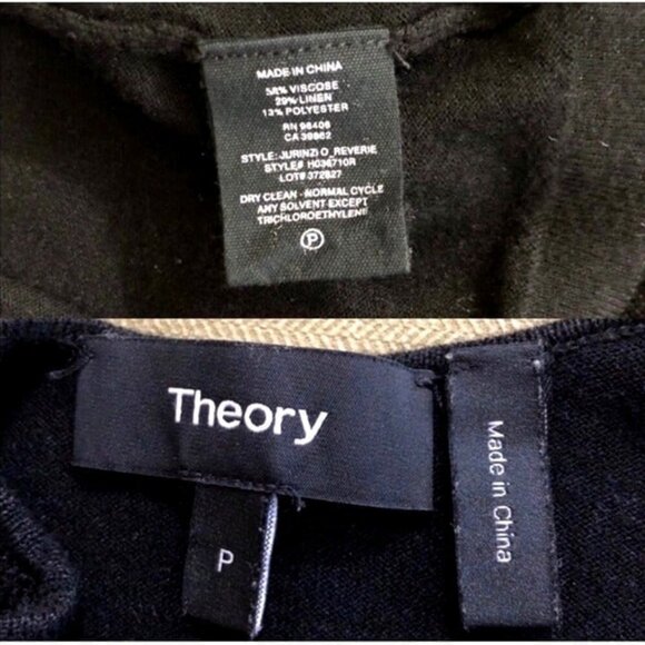 Theory Jurinzi Fringe linen/viscose sweater knit dress xs - Picture 8 of 8